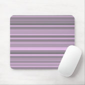 Lila graue Streifen Mousepad (Mit Mouse)
