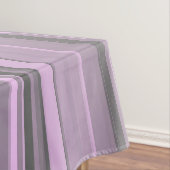 Lila graue Streifen Tischdecke (Beispiel)