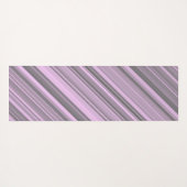 Lila graue Streifen Yogamatte (Rückseite (Horizontal))