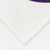 lila graue Volleyballs Mädcheneinrichtung Fleecedecke (Ecke)