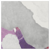 Lila graues BlumenWatercolorentwurfsgewebe Stoff (Nahaufnahme)