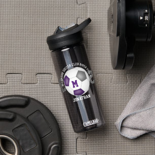 Lila Graufarben des Schulklubs Trinkflasche