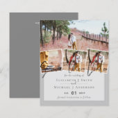 Lila Graufarben-Trends-Hochzeit (Vorne/Hinten)