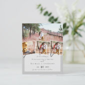 Lila Graufarben-Trends-Hochzeit (Stehend Vorderseite)