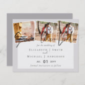 Lila Graufarben-Trends-Hochzeit (Vorne/Hinten)