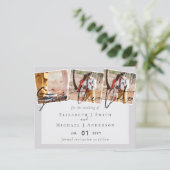 Lila Graufarben-Trends-Hochzeit (Stehend Vorderseite)