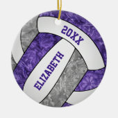 lila Graumädchen, Volleyballmannschaften Keramik Ornament (Vorne)
