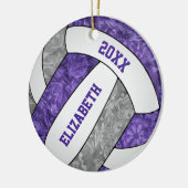 lila Graumädchen, Volleyballmannschaften Keramik Ornament (Links)