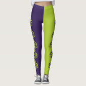 Lila & Green Deko Reversi Jester Leggings (Vorderseite)