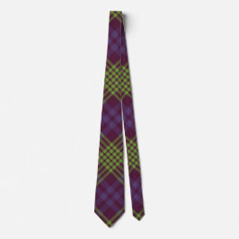 Lila Green Elegant Tartan Kariert Neck Tie Men Krawatte