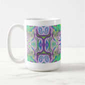 Lila Green Fantasy-Tasse Kaffeetasse (Links)