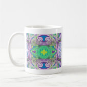 Lila Green Fantasy-Tasse Kaffeetasse (Links)