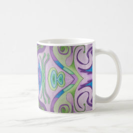 Lila Green Fantasy-Tasse Kaffeetasse