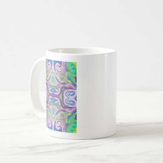 Lila Green Fantasy-Tasse Kaffeetasse (Vorderseite Links)