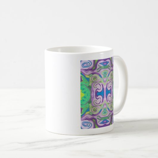 Lila Green Fantasy-Tasse Kaffeetasse (VorderseiteRechts)