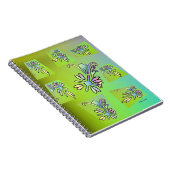 LILA GREEN FLORA NOTIZBLOCK (Rechte Seite)