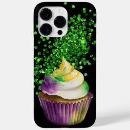 LILA GREEN GOLD MARDI GRAS CUPCAKE Case-Mate iPhone 14 PRO MAX HÜLLE