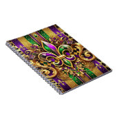 LILA GREEN GOLD MARDI GRAS LILIE NOTIZBLOCK (Rechte Seite)