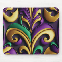 LILA GREEN GOLDMARDI GRAS FLEUR DI LIS