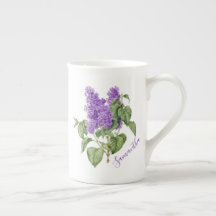 Lila Green Lilac Blume Individuelle Name Botanisch