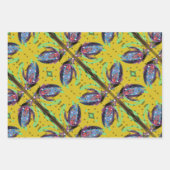 Lila Green malerisch Geschenkpapier Set (Vorderseite 2)