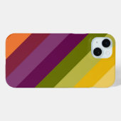 LILA GREEN ORANGE YELLOW STRIPES Case-Mate iPhone HÜLLE (Rückseite (Horizontal))