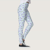 Lila Green Polka Dot Apparel Leggings (Rechts)