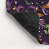 LILA GREEN YELLOW MARDI GRAS PATTERS MOUSEPAD (Ecke)
