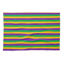 LILA GREEN YELLOW MARDI GRAS STRIPES