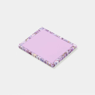 Lila Grenze Post-it Klebezettel