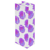 Lila Griebera Geschenktüte Für Weinflaschen (Rückseite Schrägansicht)