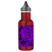 Lila großartige Rosen Trinkflasche (Links)