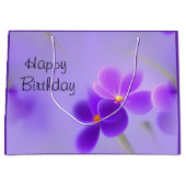 Lila Große Geschenktüte (Vorderseite)