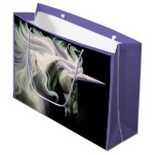 Lila Große Geschenktüte (Vorderseite Schrägansicht)