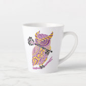 Lila Großes Horn Milchtasse (Rechts)