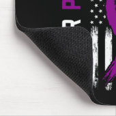 Lila Großmutter Großmutter Bauchspeicheldrüse Mousepad (Ecke)