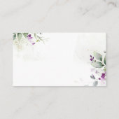 Lila Grün-Details-Umschließungskarte Begleitkarte (Rückseite)