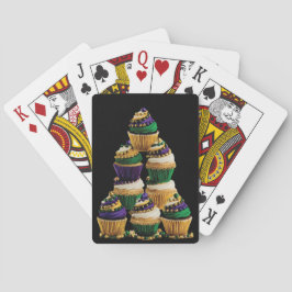 LILA GRÜN GOLD MARDI GRAS SÜSsigKEITEN Spielkarten