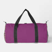 Lila Grün Karo Diamantmuster Klein Duffle Bag (Vorderseite)
