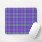 Lila Grün Karomuster Mousepad (Mit Mouse)