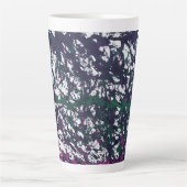 Lila, Grün, Rosa, Marmorkunst Milchtasse (Vorderseite)