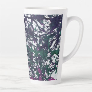 Lila, Grün, Rosa, Marmorkunst Milchtasse