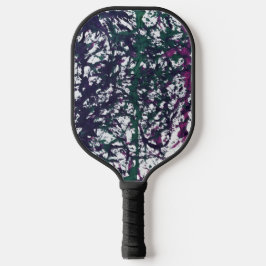 Lila, Grün, Rosa, Marmorkunst Pickleball Schläger
