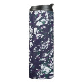 Lila, Grün, Rosa, Marmorkunst Thermosbecher (Nach links gedreht)