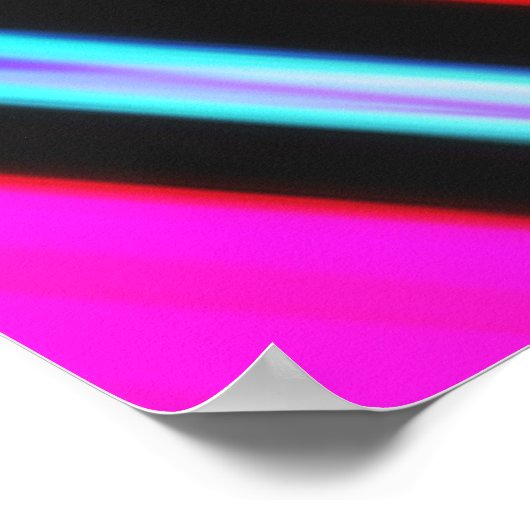 Lila grün und gelb Abstrakt 609 Poster (Ecke)