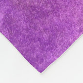 Lila Grundiertextur Fleecedecke (Ecke)