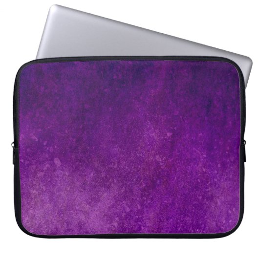 Lila Grundiertextur Laptopschutzhülle (Vorderseite)