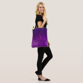 Lila Grundiertextur Tasche (Am Model)