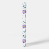 Lila Grüne Aquarell-Wildblume Case-Mate iPhone Hülle (Rückseite / Rechts)