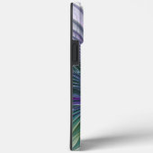 Lila Grüne Blume Abstraktes Fraktal Kunstinitiativ Case-Mate iPhone Hülle (Rückseite / Rechts)